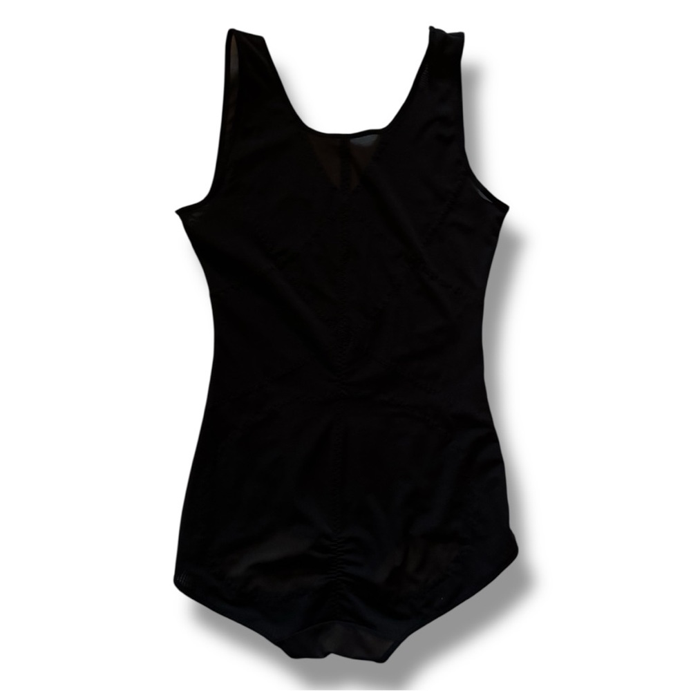 NWOT Black Mesh V-Neck Tummy Control Body Shaper Bodysuit - Plus Size 2XL - Picture 15 of 16